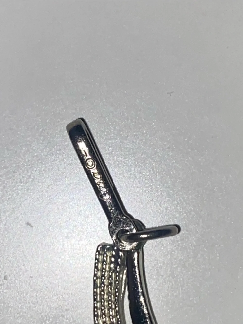 Vintage Y2K Silver Metal Choker